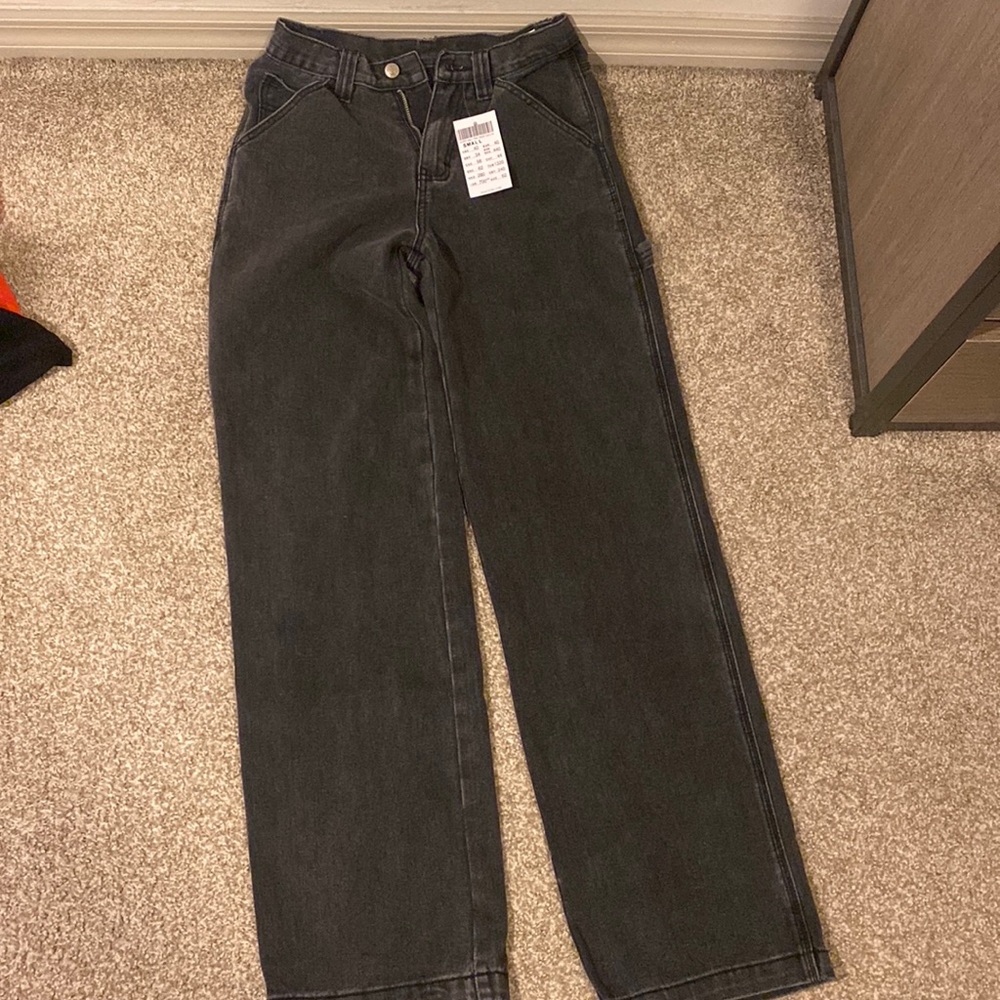 Brandy Melville black oversized jeans